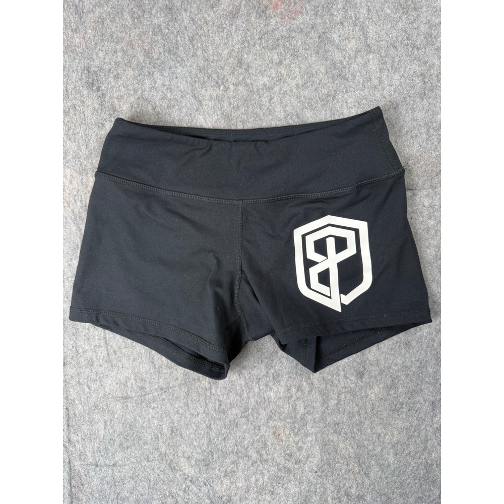 Born Primitive Womens Black Athletic Booty Shorts CrossFit Training Size XS